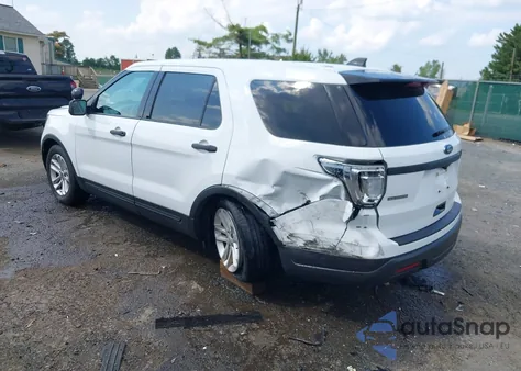 2018 Ford Police Interceptor из США, поврежденный, VIN 1FM5K8AR7JGA15708